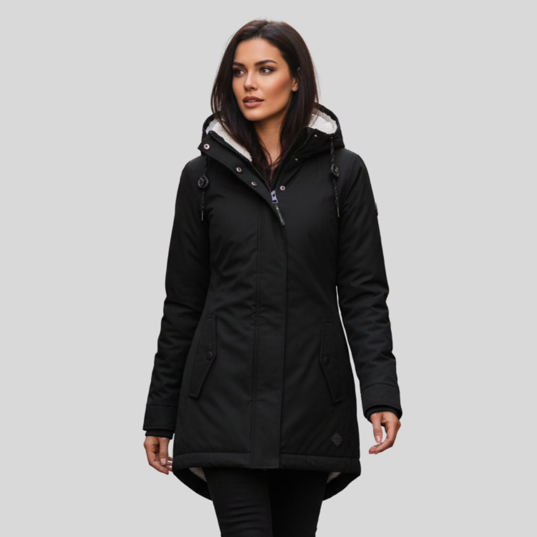 Alda - Giacca invernale impermeabile con cappuccio