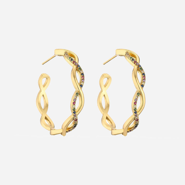 Julenyssa | Orecchini Wave in Oro 18K
