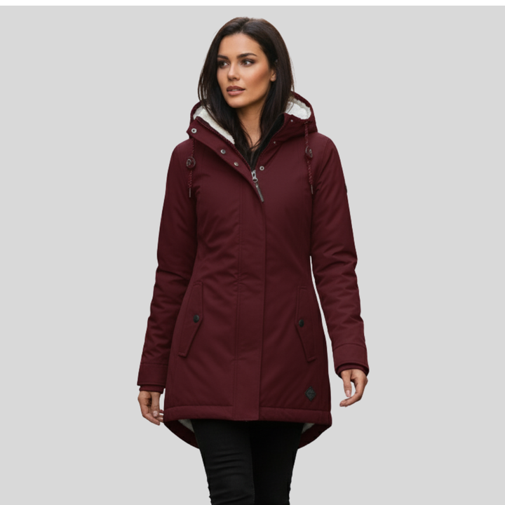 Alda - Giacca invernale impermeabile con cappuccio