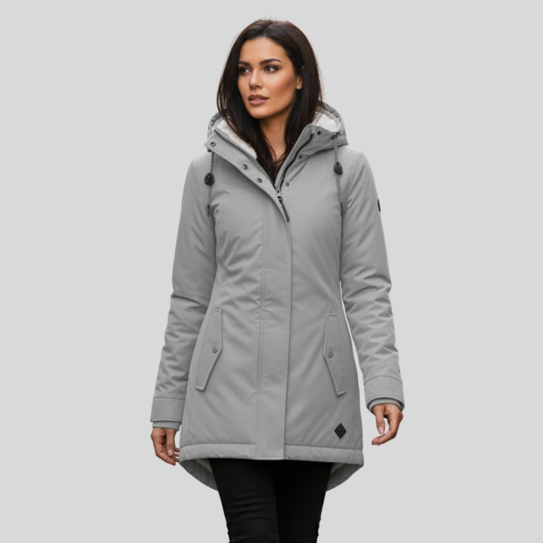 Alda - Giacca invernale impermeabile con cappuccio