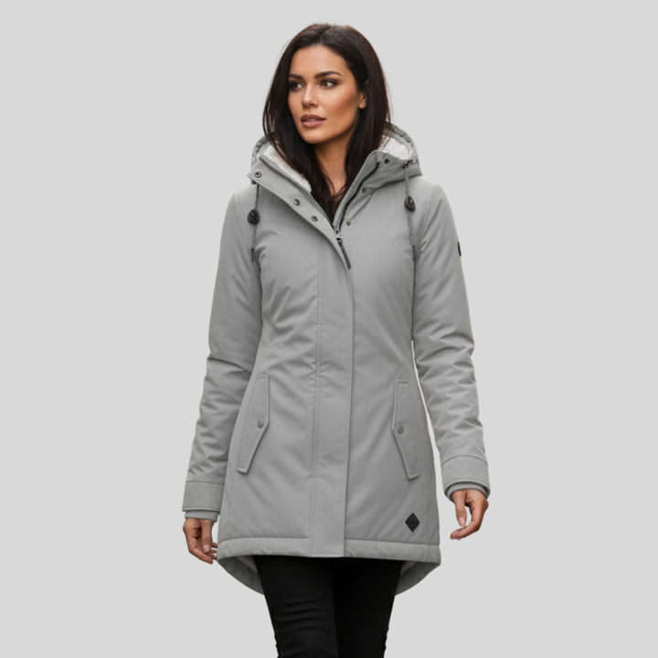 Alda - Giacca invernale impermeabile con cappuccio