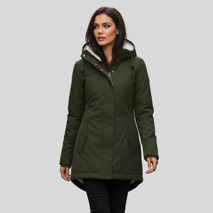 Alda - Giacca invernale impermeabile con cappuccio