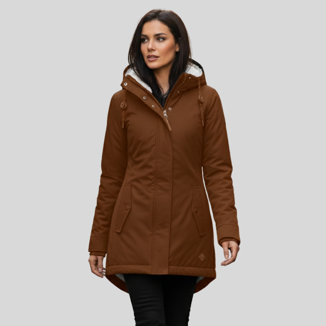 Alda - Giacca invernale impermeabile con cappuccio