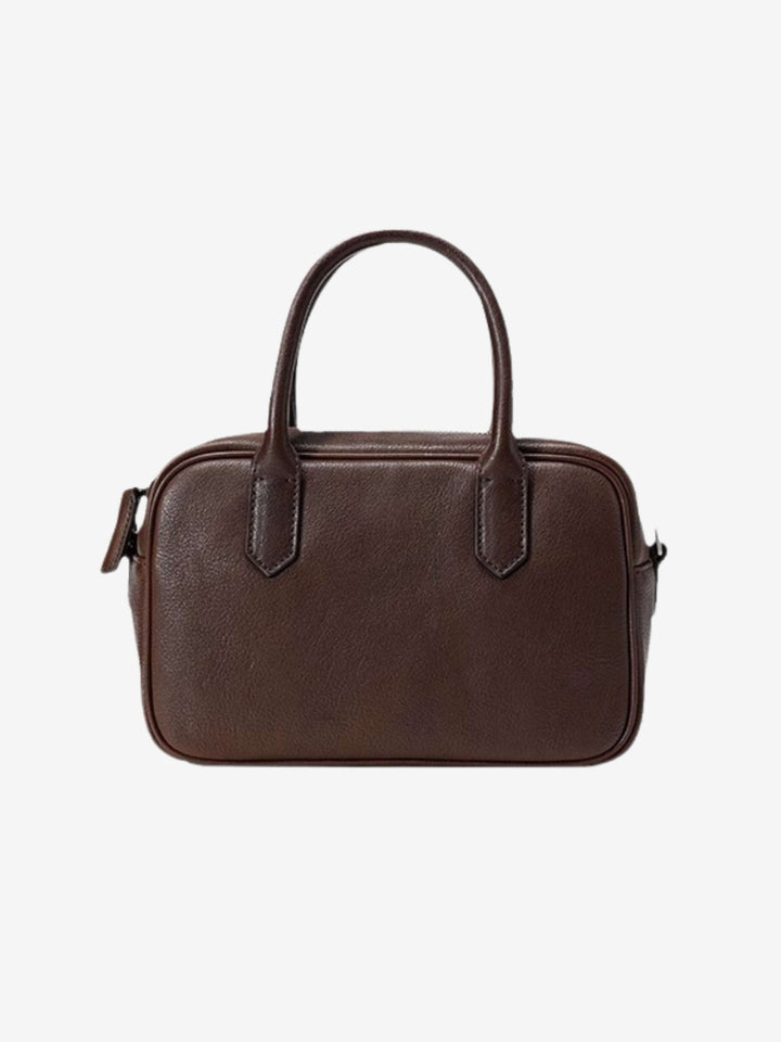 Eliza | Borsa Quadrata con Zip Lucida