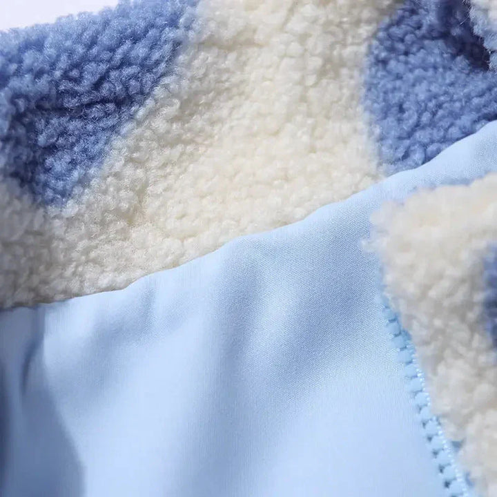 AMORE – Giacca Reversibile Morbida con Cuori