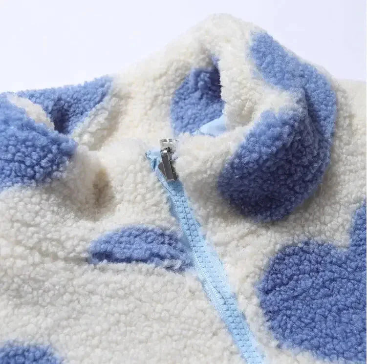 AMORE – Giacca Reversibile Morbida con Cuori