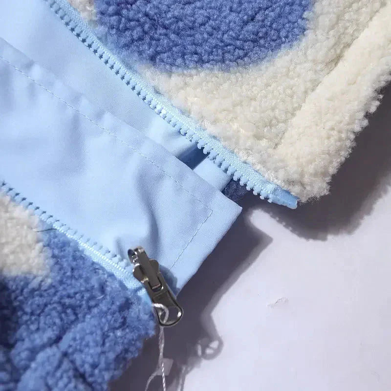 AMORE – Giacca Reversibile Morbida con Cuori