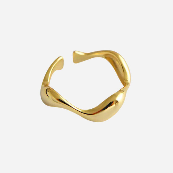 Carisseya | Anello Wave in Oro 18K